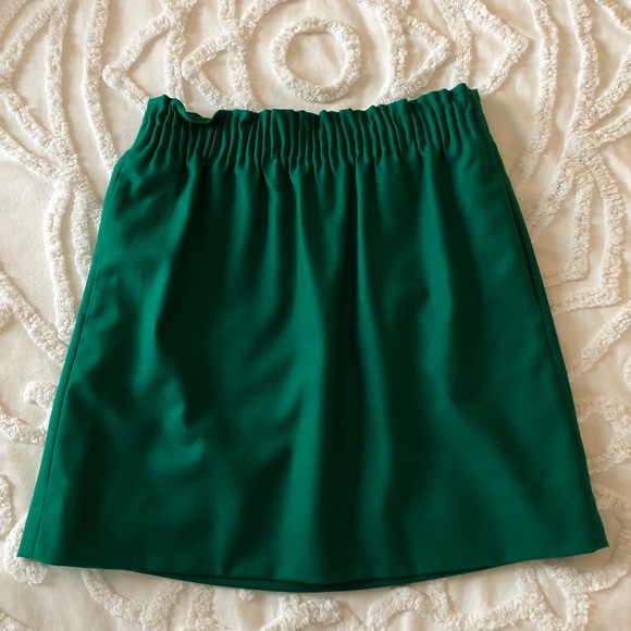 J. Crew Factory Emerald Skirt - Picture 1 of 3